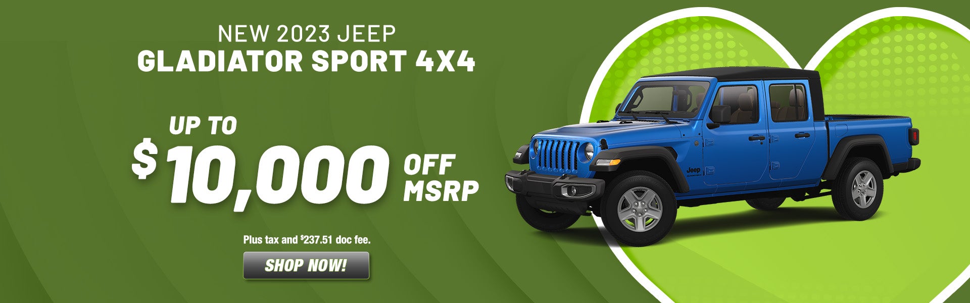2023 Jeep Gladiator Sport Off MSRP