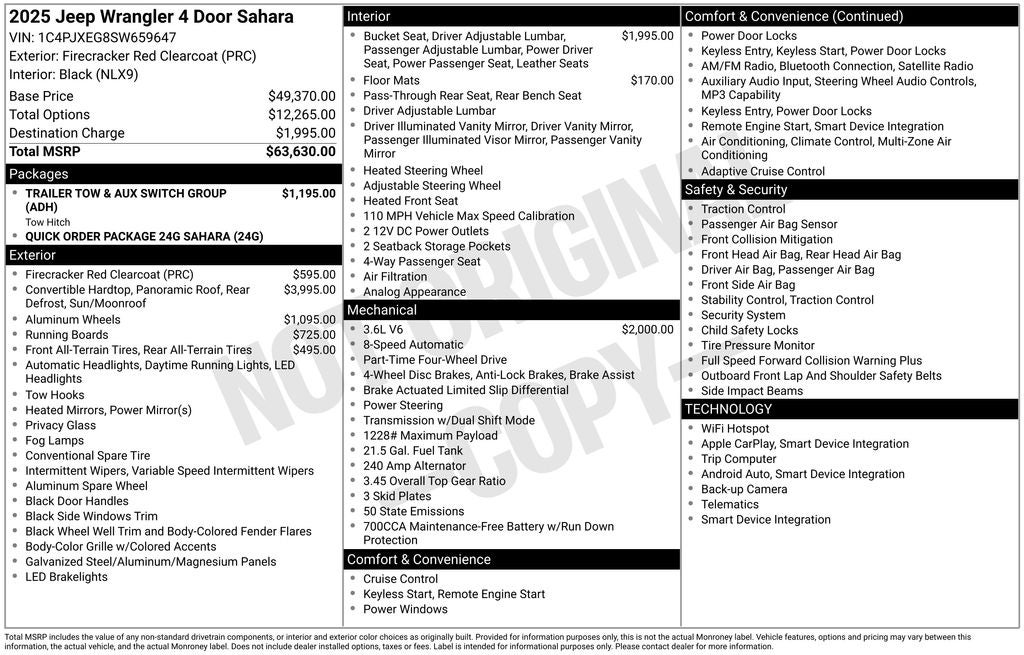 2025 Jeep Wrangler Sahara