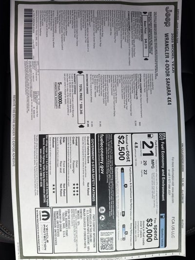 2025 Jeep Wrangler Sahara