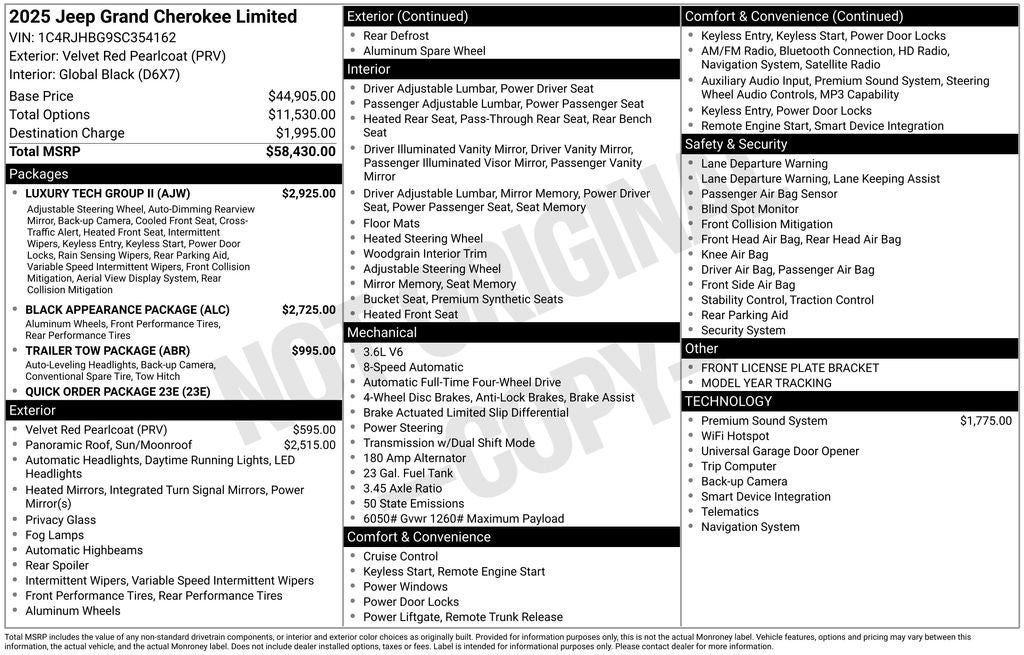 2025 Jeep Grand Cherokee Limited