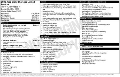 2026 Jeep Grand Cherokee Limited