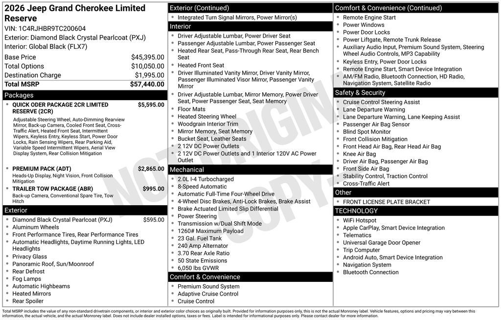 2026 Jeep Grand Cherokee Limited