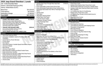 2025 Jeep Grand Cherokee L Laredo