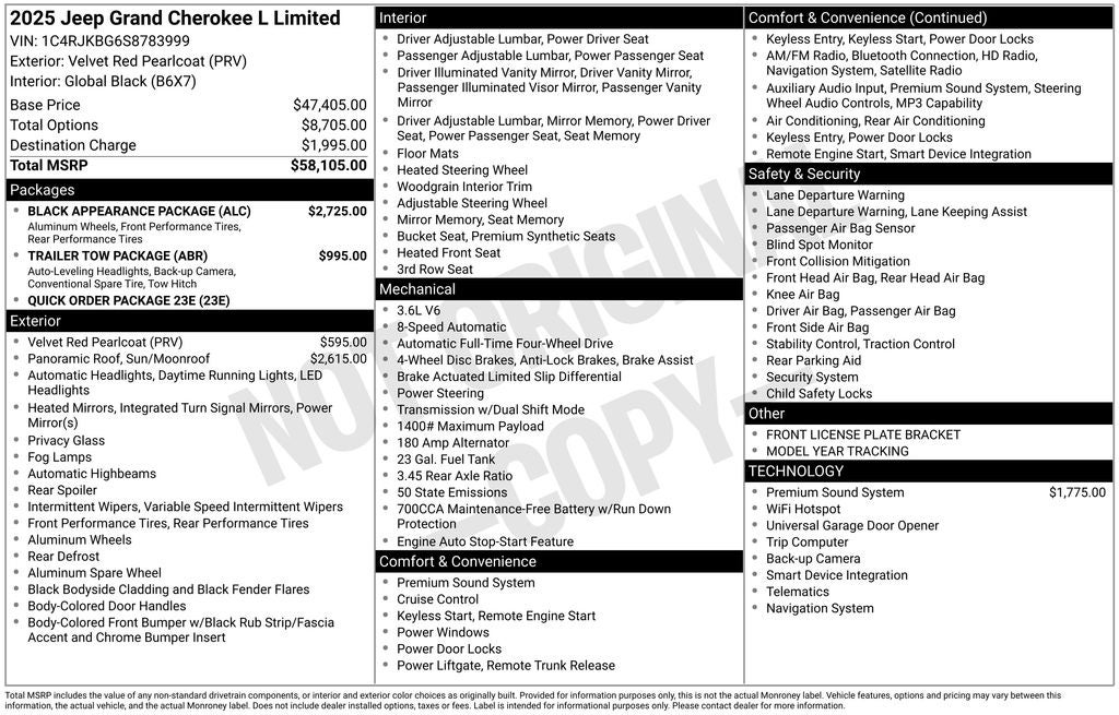 2025 Jeep Grand Cherokee L Limited