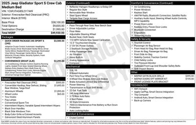 2025 Jeep Gladiator Sport S