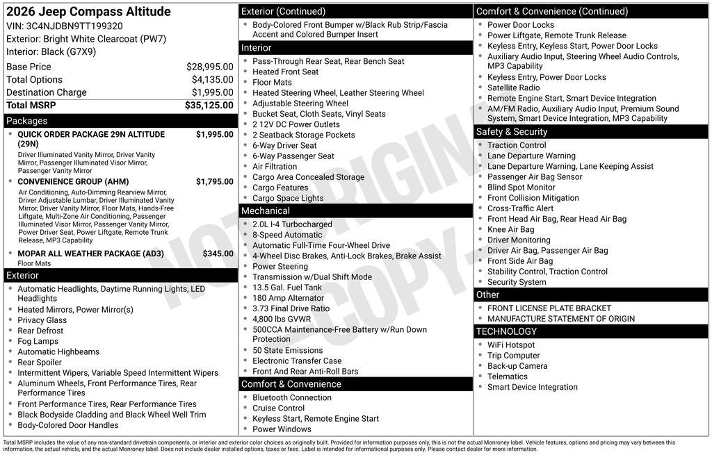 2026 Jeep Compass Latitude