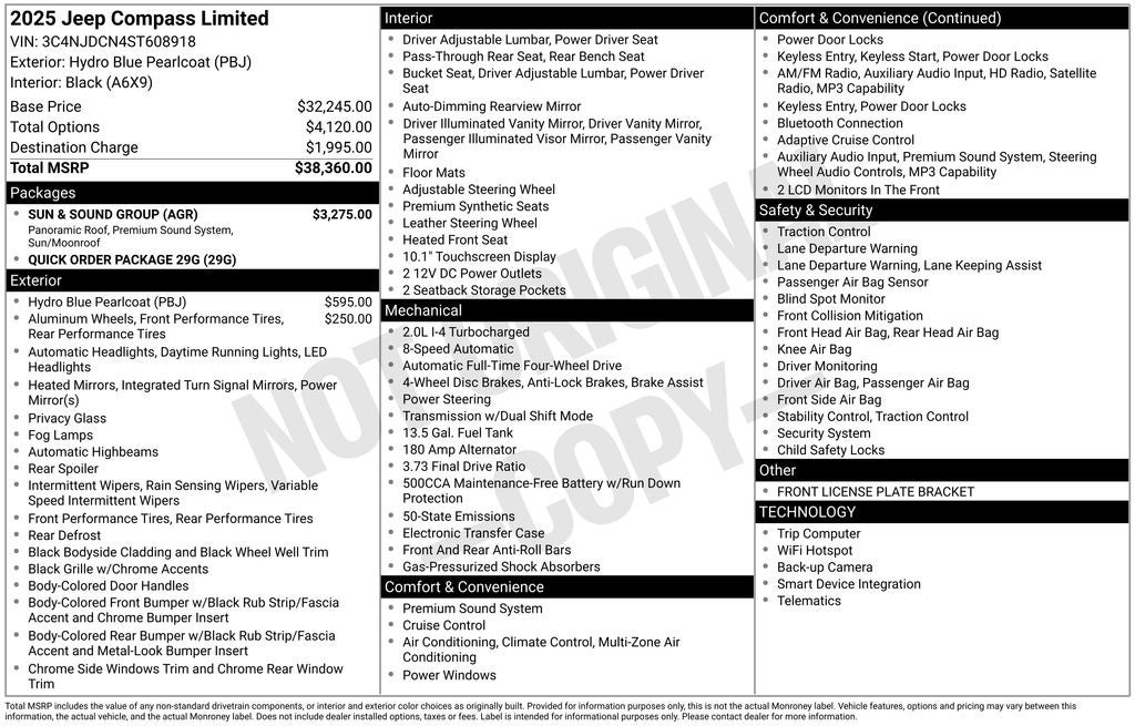 2025 Jeep Compass Limited