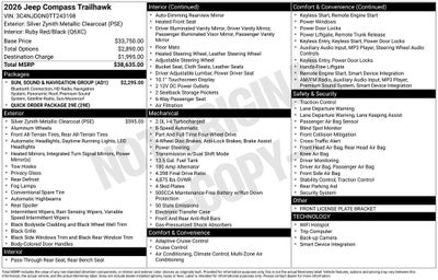 2026 Jeep Compass Trailhawk