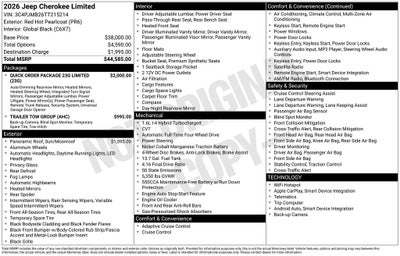 2026 Jeep Cherokee Limited